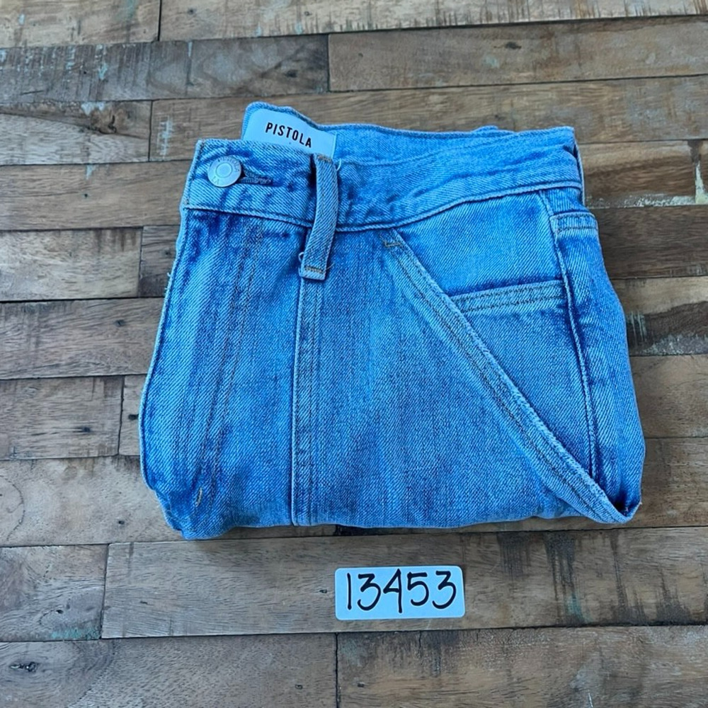 Pistola Jeans High Rise Wide Leg Medium Wash Women's Size 26 - Picture 15 of 16